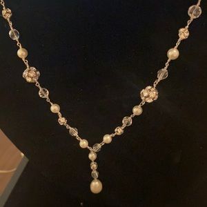 Ti Adora pearl crystal and rhinestone necklace